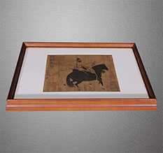 溆浦书画装裱配框服务案例